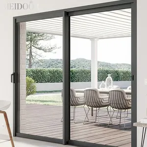 Garden House Practical Aluminum Frame Custom Dimensions Color Modern Simple Manual Sliding Doors and Windows