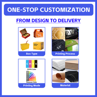 Expositor de mostrador plegable reutilizable ecológico, caja de cartón corrugado personalizada, estilo moderno, reciclable