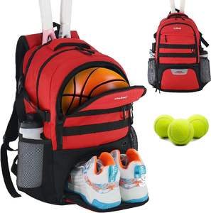 Große Tennis tasche Rucksack Männer Frauen für 2 Schläger mit separatem Schuh platz für Tennis Pickle ball Squas - Product Image 1