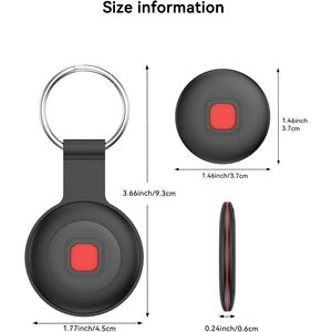 Rastreador Bluetooth para Perros Hyphoon con Soporte de Silicona para Collar, Localizador GPS Impermeable para Mascotas, Compatible con Apple Find My - Product Image 3