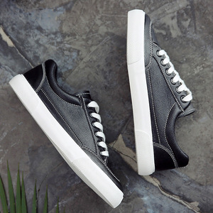 Zapatos Casuales de Moda, Ligeros, de Estilo Clásico en Blanco y Negro, Sin Cordones, Transpirables, Duraderos, para Skateboarding, para Todas las Temporadas - Product Image 5