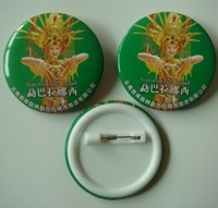 Badge personnalisé en plastique souple imprimé offset style sportif, badges de revers avec logo personnalisé