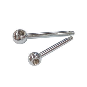 Poignée à rotule pivotante en acier au carbone pour volants industriels, poignée à boule en acier - Product Image 1