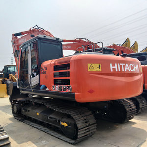 HITACHI เครื่องขุด zx200ของแท้เกือบใหม่จากญี่ปุ่น CE & EPA ใช้เครื่องขุดขนาดใหญ่20ton zx200-3g 200-6H ในสต็อก - Product Image 3