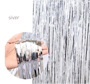 <span class=keywords><strong>Tende</strong></span> in Lamina d'Oro Rosa, <span class=keywords><strong>Tende</strong></span> con Frange Metalliche, <span class=keywords><strong>Tende</strong></span> Scintillanti per Decorazioni di Compleanni, Matrimoni, Feste e Natale - Product Image 4