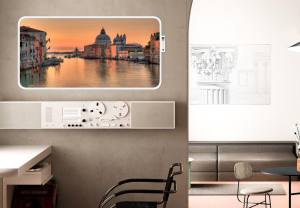 Infrarot-Heizung Ferninfrarot-Heiz paneel mit UV-Bild druck Vertikale Version Infrarot-Heiz paneel - Product Image 4