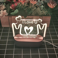 Lampe de chevet en bois de hêtre USB, moderne, pour salon, taille moyenne, LED RGB 7 couleurs, lumière nocturne à intensité variable, batterie incluse