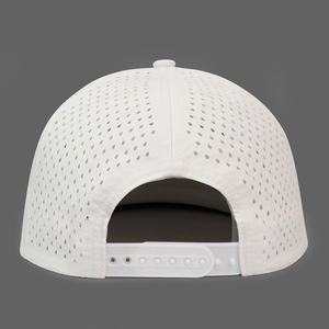 Garras 5 पैनल अभेद्य प्रदर्शन करने योग्य पुरुषों खेल गोल्फ पिता जल प्रमाण लेजर कट ड्रिल छेद छिद्रित ट्रक टोपी रस्सी के साथ - Product Image 3