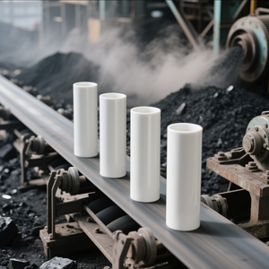Les tubes en céramique d'alumine résistante à l'usure de haute résistance pour l'équipement d'extraction de charbon partie la bavure librement - Product Image 1