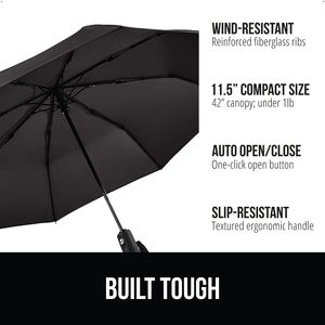 Wholesale <b>Umbrellas</b> Compact Travel Portable Waterproof Sun Rain Automatic Open Parapluie Custom Folding <b>Umbrella</b> With Logo - Product Image 3