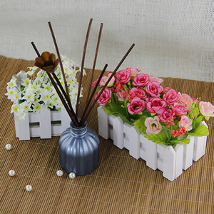 ก้านหวายไม้แท้สีดำสีชมพูสำหรับกระจายกลิ่นหอมขนาด102มล. สีฟ้า-ฟักทอง - Product Image 5