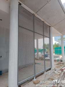 תקרה קישוט מקורה רשת אלומיניום צלחת רשת אלומיניום 304 316l רשת נירוסטה, צלחת פלדה חור בצורת יהלום מתח - Product Image 4