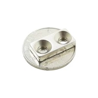 Aimants rectangulaires avec trous de vis 30x10x4mm Double face Fraisée Grade N42 N52 N35 Aimant bloc néodyme 60x10x5mm
