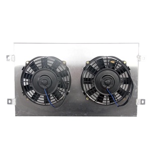 Radiateur + carénage + ventilateur en aluminium pour <span class=keywords><strong>Volkswagen</strong></span> Golf <span class=keywords><strong>MK1</strong></span> <span class=keywords><strong>CADDY</strong></span> SCIROCCO GTI SPEC / SE TOLEDO 1981-1999 réservoir d'eau-pièces auto - Product Image 2