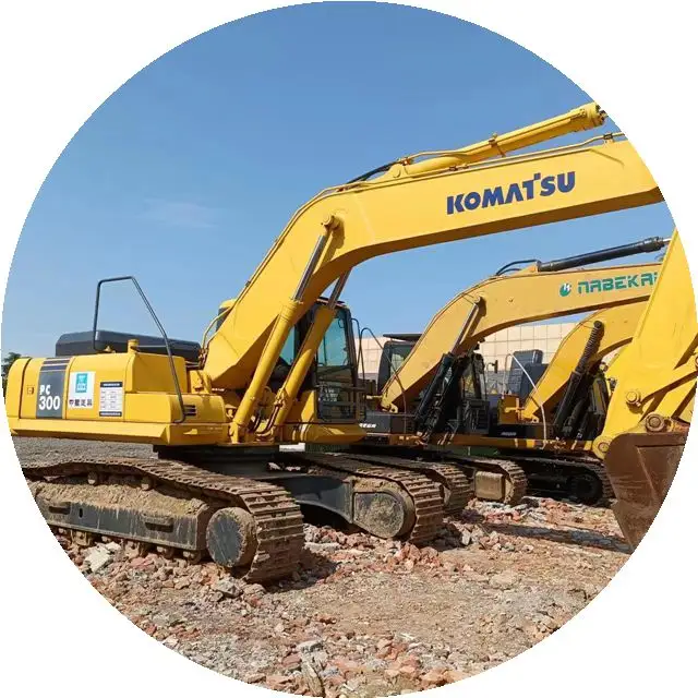 Sử dụng KOMATSU PC300 máy xúc