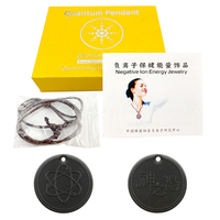 Pendentif Bio Énergétique en Pierre Volcanique Hoonni OEM avec Logo Personnalisé, Vente en Gros, Bijoux de Guérison Énergétique Quantique Scalaire