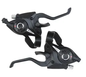 High Quality Mountain Road Bike Brake Lever Shifter Aluminum 7/8/21/24 Speed Shifter Bicycle Derailleur Bicycle Parts