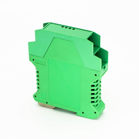 Din Rail Enclosure Way Terminal Slim 22.5mm Largeur 16 Injection plastique Din Rail Case Plastic Enclosure Plc Control Box Green