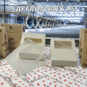 กล่องพลาสติกใสทรงสี่เหลี่ยม PS สำหรับบรรจุอาหาร พร้อมหน้าต่าง - Product Image 2