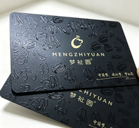 Carte de visite numérique de haute qualité avec impression numérique, code QR, finition noire mate, PVC imperméable, résistante aux intempéries, contrôle d'accès NFC RFID