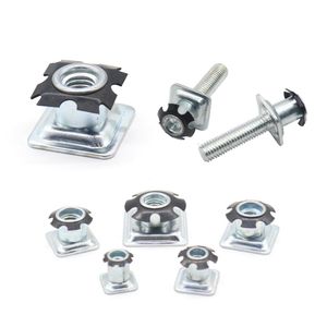 Đôi lớp khóa thép hình ống chân kết nối sao hướng dương hình mùa xuân ren chèn các loại hạt Ống chèn kết nối - Product Image 2