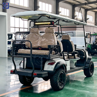 Voiture de golf électrique personnalisée CAMP Wholesale Street Legal 72v avec batterie au lithium, 6 places, homologuée pour la route