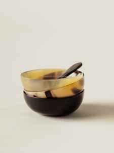 Nouveauté 2025, bols à épices de fête écologiques en corne de buffle personnalisés, design classique décontracté, faits à la main, cuillère - Product Image 2