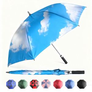Paraguas de Golf de Lujo, Gran Tamaño, con Logotipo Personalizado, Resistente al Viento y a los Rayos UV, para Regalo Promocional o de Viaje de Negocios - Product Image 1