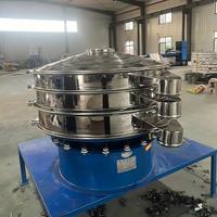 Mesin Pemisah Rotary CE dari Baja Anti Karat, Saringan Getar Sirkular untuk Pigmen Cat, Bubuk Polyester
