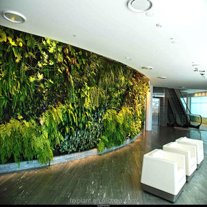 Mur d'herbe verte réaliste en plastique écologique décoration extérieure mur végétal artificiel résistant aux UV - Product Image 2