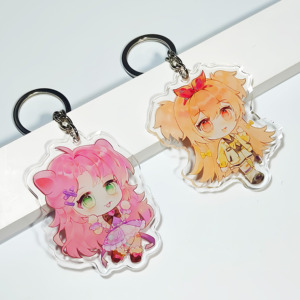 Chất Lượng Cao 5Cm Hai Mặt Tác Động Keychain Vòng Genshined Acrylic Kỹ Thuật Số In Ấn Móc Khóa 3000 Phong Cách Nhật Bản Phim Hoạt Hình Phim Hoạt Hình - Product Image 6