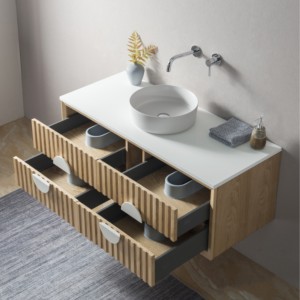 Pernis Apung Gaya Eropa Modern Pernis Kamar Mandi Kayu Lapis - Product Image 4