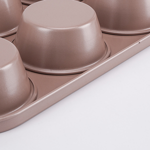 <span class=keywords><strong>Moule</strong></span> à gâteau à Cupcake en silicone et or Rose, plateau à Muffin antiadhésif, 12 tasses de cuisson, boulangers à <span class=keywords><strong>muffins</strong></span> pour le four - Product Image 6
