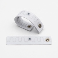 Etiqueta RFID Textil Flexible para Lavandería, 70x15mm, UHF U9, Resistente a 60 Bares de Presión, para Ropa de Cama