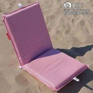 Silla de <span class=keywords><strong>Playa</strong></span> Plegable Portátil, Personalizable, Resistente, Cómoda, Reclinable en 5 Posiciones, Ligera, Impermeable, de Tela, para Parque - Product Image 3