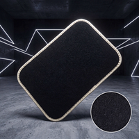 Tapis de sol de voiture universels en velours, 4 pièces, doux, faciles à nettoyer, pour la décoration intérieure du véhicule