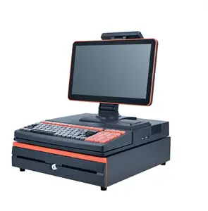 15/15.6 Inch Android Windows Pos Systems Touch Screen All In One Pos Systems with VFD