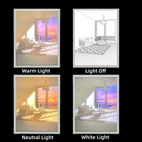 Lumière décorative LED ABS à brancher, art mural de chevet avec style créatif moderne, simulant la lumière du soleil, lumière de nuit blanc chaud, cadeau
