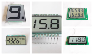 โมดูล <span class=keywords><strong>LCD</strong></span> แผงแบ็คไลท์พลังงานต่ำแบบกำหนดเองส่วน/จุดเมทริกซ์ LED ที่มีพื้นหลังสีดำ - Product Image 5