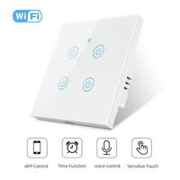 YINKA minuterie murale interrupteur de lumière Doodle commutateur WiFi intelligent minuterie tactile Alexa Google