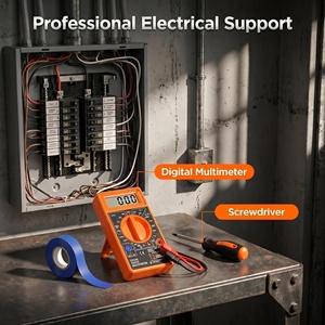 <span class=keywords><strong>Kit</strong></span> d'outils électriques au lithium-ion LEIGHLY LL008-1 professionnel de 66 pièces pour l'entretien domestique, les projets de bricolage, perceuse électrique, multimètre - Product Image 3