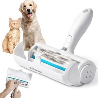 Brosse à poils pour animaux de compagnie, écologique, en ABS, auto-nettoyante, facile à utiliser, simple, réutilisable, 6 couleurs, pour chats et chiens