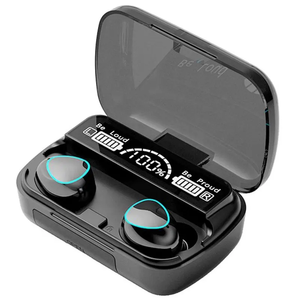 TWS M10 Stereo In-Ear Wireless 5.1 Earphone with Power bank Waterproof Sports Headset with LED <b>Display</b> Charging <b>Box</b> for Gamers - Product Image 1