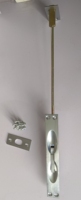 Loquet de porte à levier traditionnel en laiton massif, à installation facile, avec tige de 10 ou 12 pouces, vente en gros