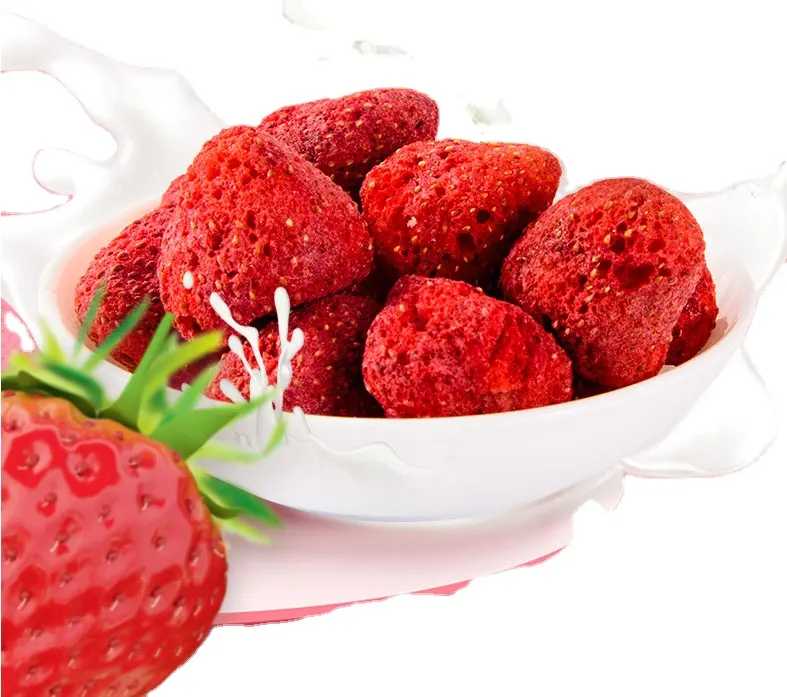 qiaomeiwei 100g dried strawberry fruits Baked Material Strawberry Dried Fruit Dried Fruit Snack Crispy Strawberry