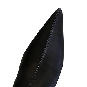 9788-1bigtree Châu Âu và mỹ phong cách thời trang sexy tiệc mùa đông Ngắn Tay Áo của phụ nữ khởi động mỏng Gót Cao Gót chỉ si - Product Image 4