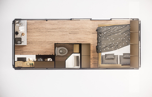 Cabane Apple préfabriquée moderne de luxe, directement de l'usine, maison modulaire en conteneur pour les centres de glamping en plein air, les lodges écologiques et les sites pittoresques - Product Image 2