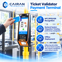 Système de Terminal d'Impression de Billets de Bus Cairan avec Écran Tactile, Billetterie Intelligente, Reconnaissance Faciale et Lecture de Codes QR de Haute Performance
