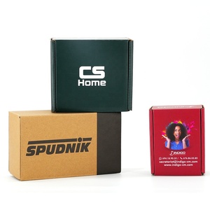 Caja de Cartón Corrugado Personalizada con Impresión <span class=keywords><strong>a</strong></span> Color en el Exterior y Marrón en el Interior, Embalaje de Envío Resistente para Productos Electrónicos - Product Image 1