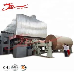 段ボール/カートン紙製造生産ライン用の高出力80tpdクラフト紙製造機